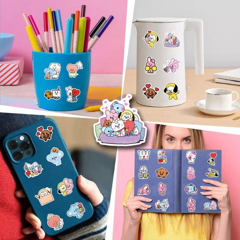 BT 2 1 치미 쿠키 코야 RJ 슈키 망 스티커 고채 - Cookies Pack 리뷰 및 가격