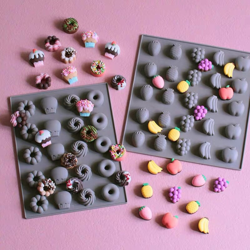 멀티 캐비티 과일 실리콘 초콜릿 베이킹 금형 도넛 캔디 - Chocolate Snack 리뷰 및 가격